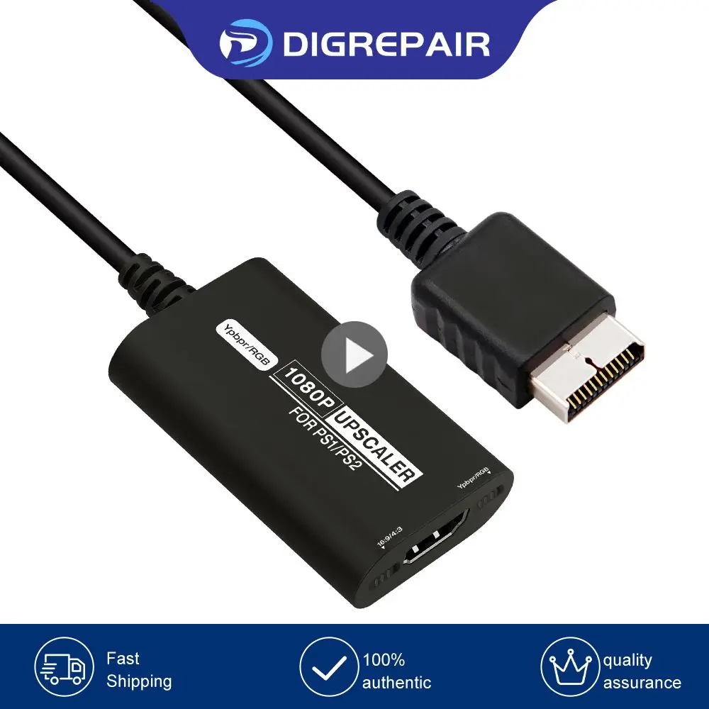 Adattatore Convertitore Retroscaler Rgbs Ypbpr Upscaler 1080P Classic Ps1 Ps Fat Ps2 E Slim Ps2 Console Di Gioco