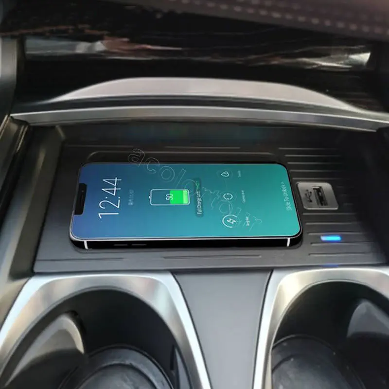 

Phone charger for bmw 7 series g11 g12 2016 2019 2018 2019 wireless charging station mat pad mobile holder quick charge interior