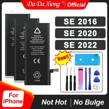 2024 Zero-cycle High-quality Battery For iPhone SE 2016 SE 2020 SE 2022 Mobile Phone With Free Tools Sticker