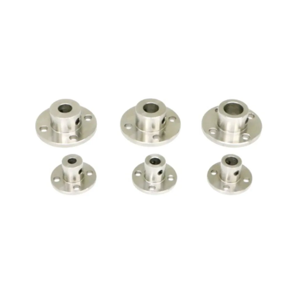 Steel guide shaft support 3 3.17 4 5 6 6.35 7 8 10 11 12 14mm Rigid Flange Coupling Motor Coupler Connector