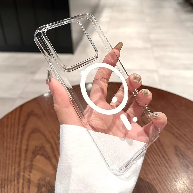 Translucent Matte Ultra Thin Magnetic Wireless Charging Case