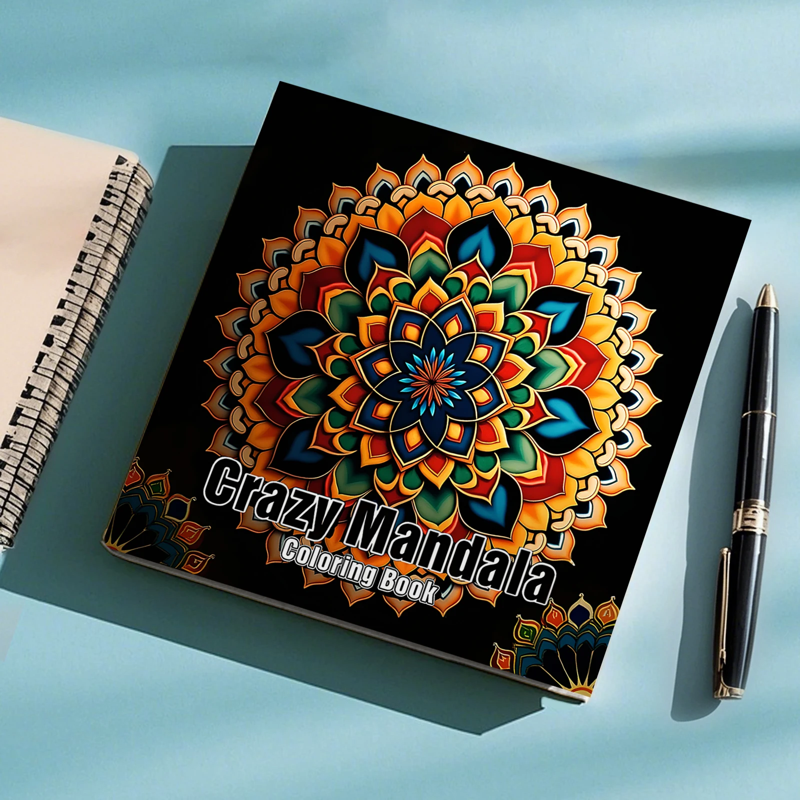 Verrücktes Mandala-Malbuch für Erwachsene - Anti-Stress Entspannungs-Kunsttherapie-Aktivitätsbuch für Achtsamkeit und Ruhe – Detail 5