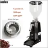 XEOLEO Coffee Grinder 200W 60mm Flat Burr Stainlesss Steel Automatic Grinder Coffee Miller Household Grinding Espresso Machine 1
