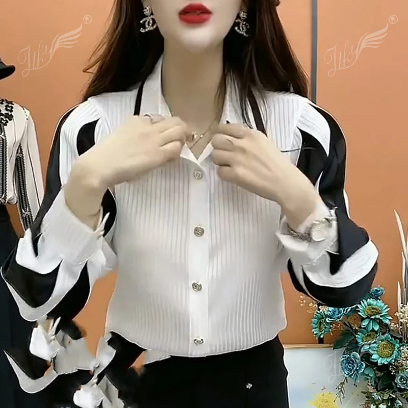 Рисунок 6 - Женская свободная рубашка с отложным воротником