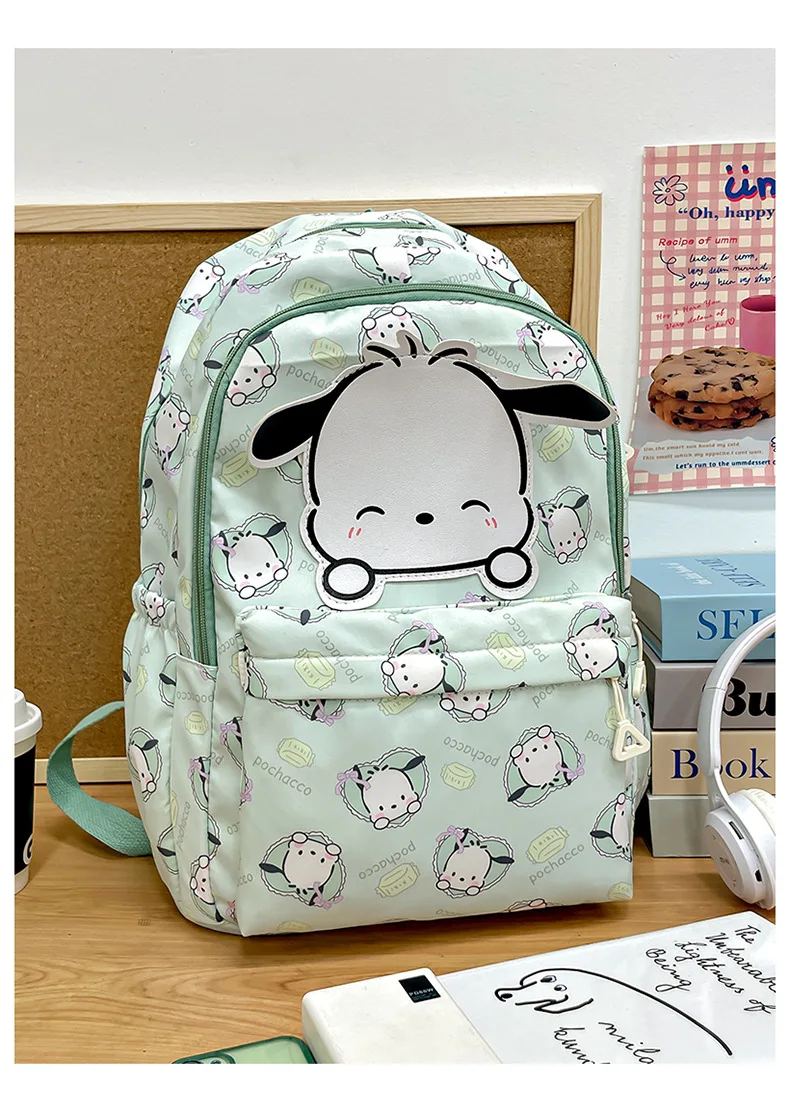 38Cm Kawaii Sanrio Hello Kitty Anime Mujeres Lona Bolso De Hombro