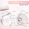2 Pcs Electric Wearable Breast Pump 1200mAh USB Chargable Silent Milk Extractor Painless Automatic Milker Comfort Breastfeeding 3