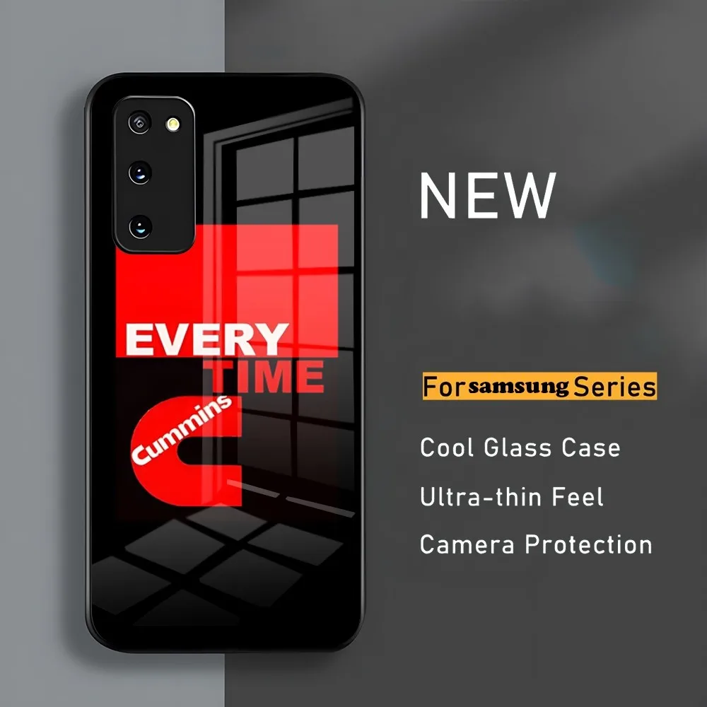 Custodia Per Telefono Cummins Con Motore Alimentato A Gas Per Samsung S24 23 A54 S21 S22 Ultra A 42 32 52 51 Note 23 S10 E Plus S20 Fe Pro A12 Glass