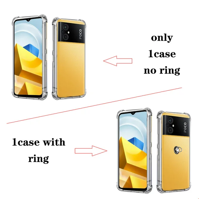 Poco f5 pro クリア電話ケース xiaomi poco m5 ケースシリコーン