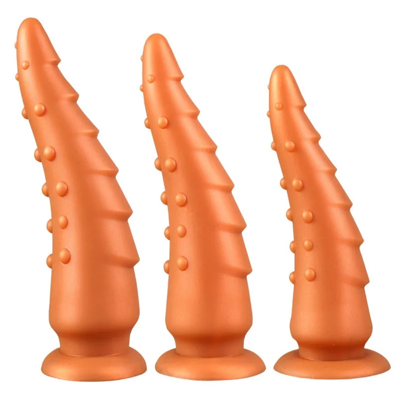 Grande plug anale dildo con punti di massaggio per anus_voghion.com