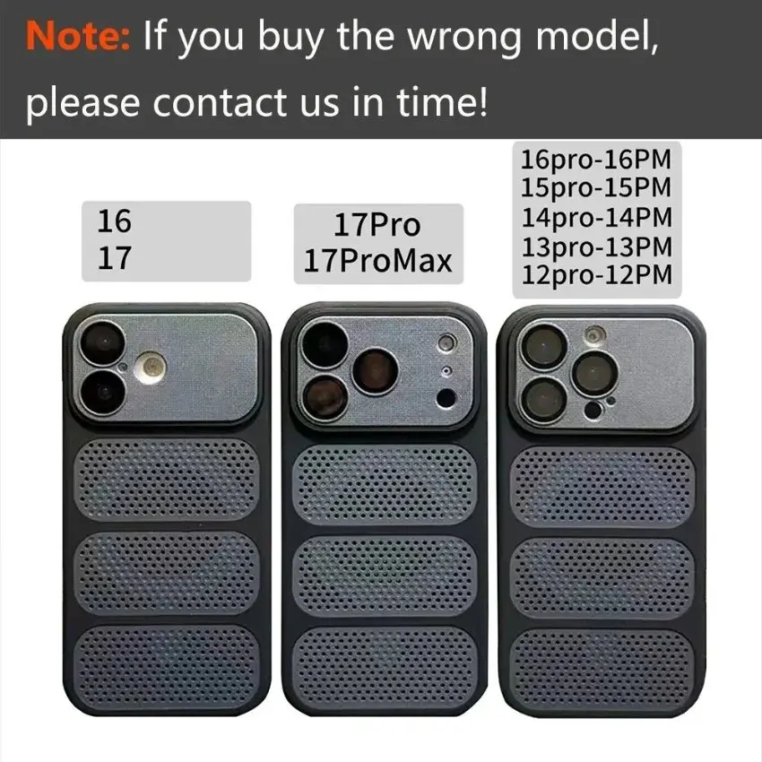 Enhanced Magnetic Cooling Shockproof Phone Case with Heat Dissipation and Hard PC Back Cover