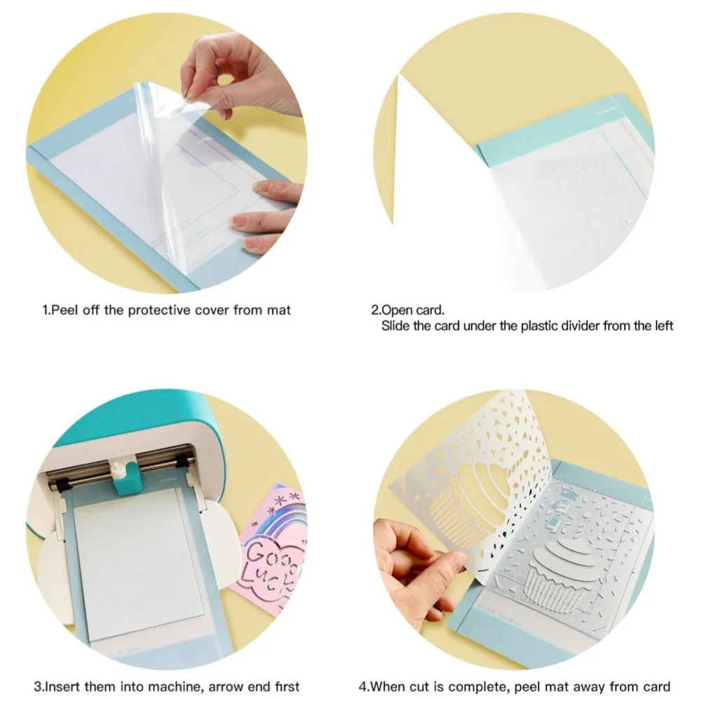 Versatile Card Mat for Crafting Handmade Greeting, Birthday, and Thank You Cards (4.5x6.25in)