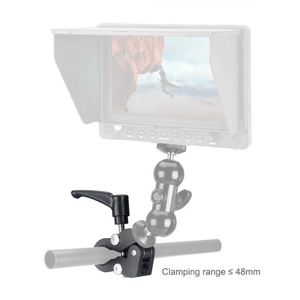 Camera Clamp 7/11 inches Adjustable Magic Articulated Arm for Mounting  Monitor LED Light LCD Video Camera Flash Camera DSLR - AliExpress