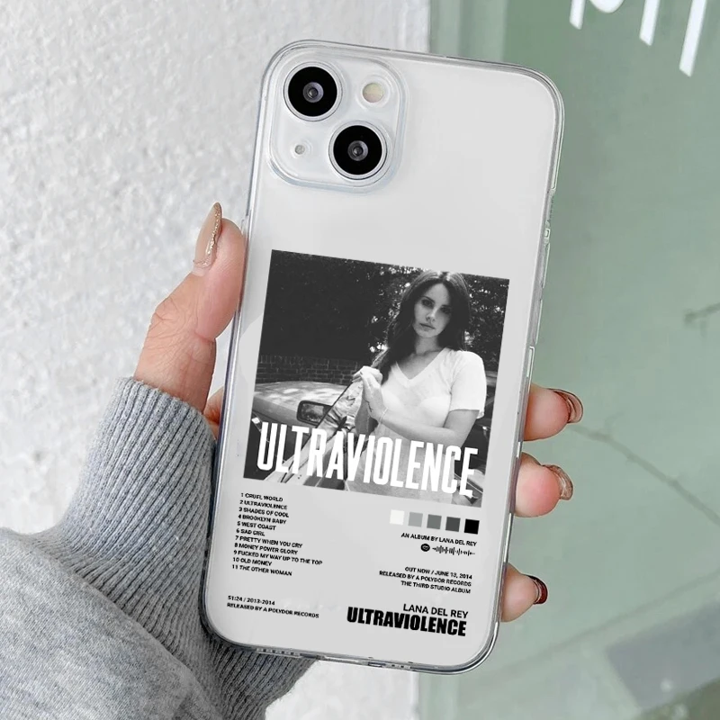 Lana Del Rey Artistic Kraft Poster Design Phone Case