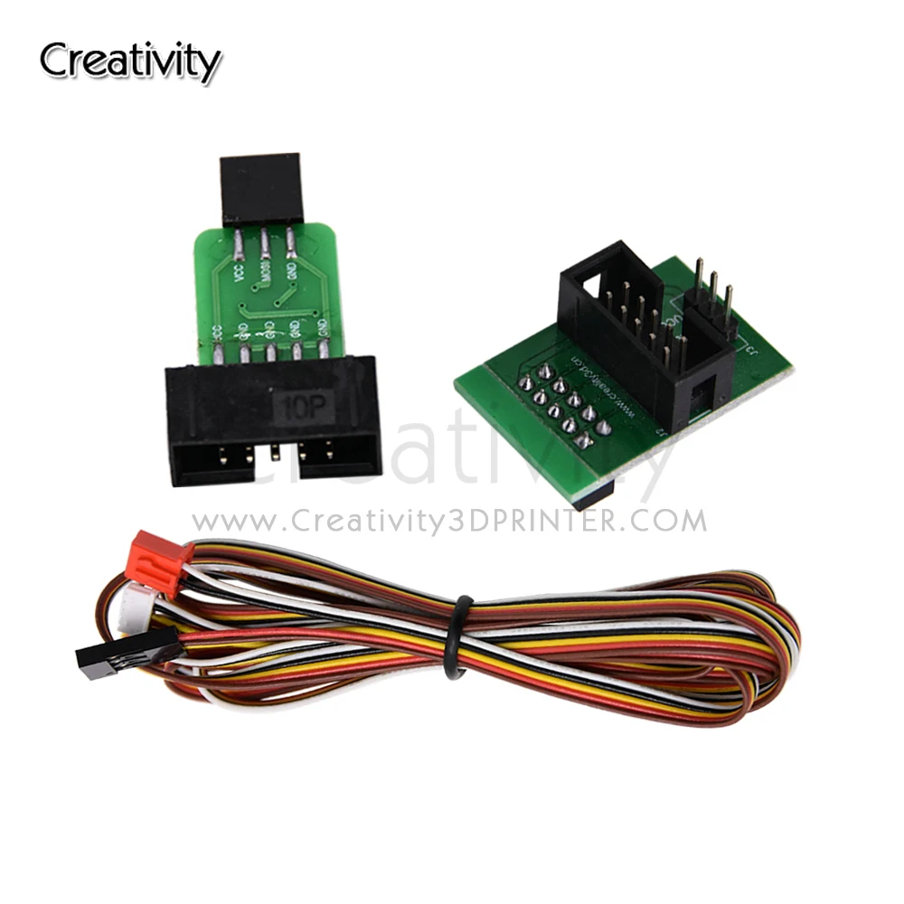 Touch 1.5m line adapter board burner 3d printer Parts, suitable for TOUCH 3D touch automatic leveling sensor toaiot hotend mounting block kit strain gauge sensor spare parts automatic leveling for anycubi vype kobra 3d printer parts