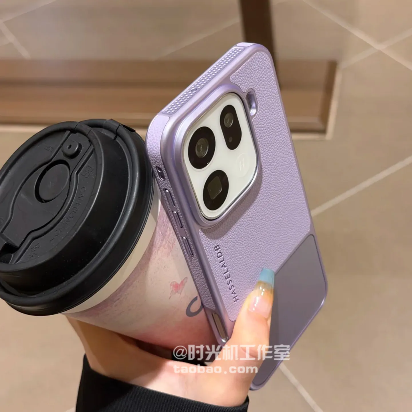 Sleek Lychee Grain PU Leather Matte Phone Case - Shockproof Cover