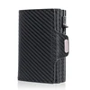 Fashion Aluminum Credit Card Wallet RFID Blocking Trifold Smart Luxury Leather Men Wallets Slim with Coin Pocket Vallet Holders 5