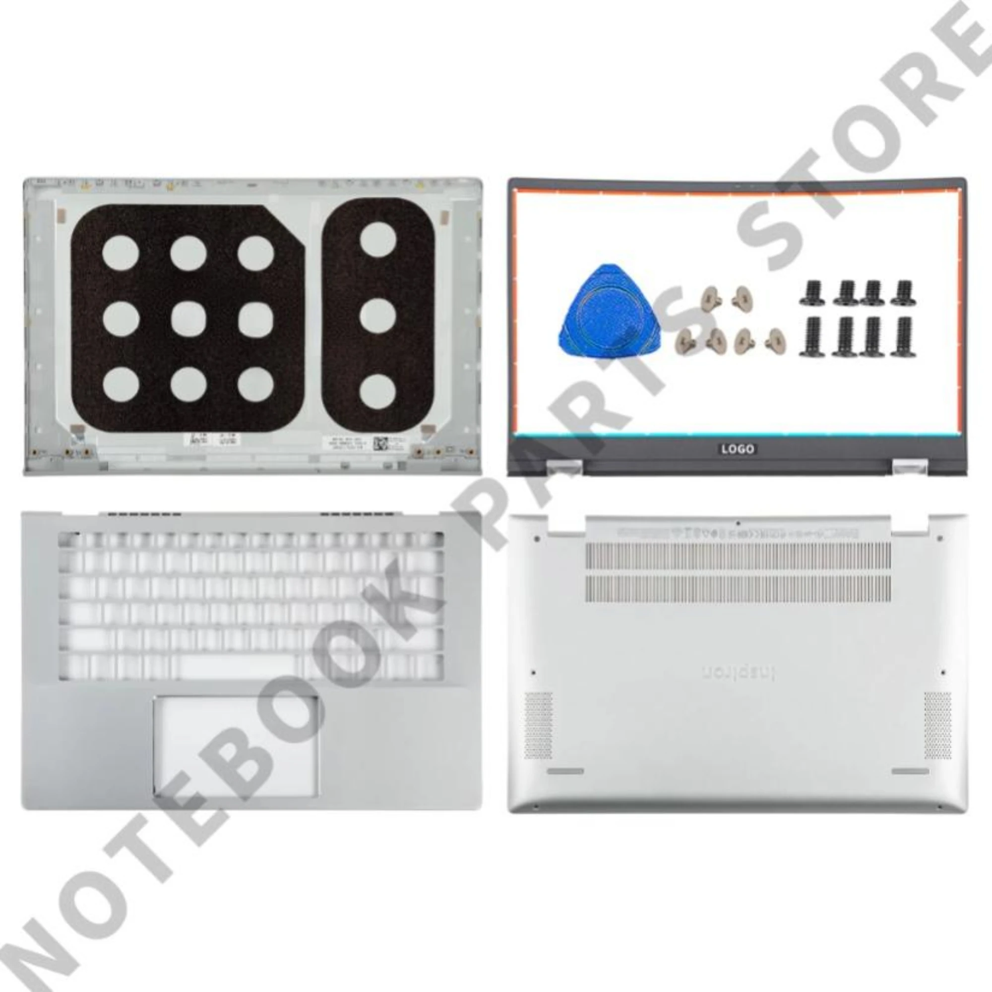 NEW Original For Inspiron 14 5401 5402 5405 P130G p130g001 LCD Back Cover Bezel Palmrest Bottom Case Notebook Parts Replace