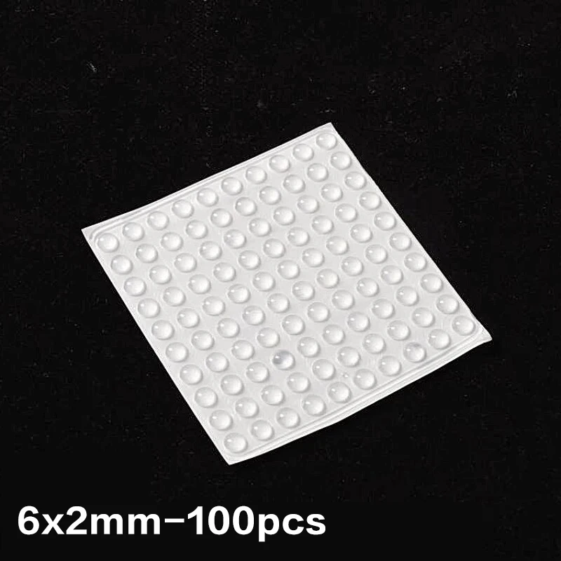 100 יחידות מדבקה עצמית עציץ גומי עציץ דלת עציץ ארון בופר סיליקון רהיטים נקודות כרית הגנה