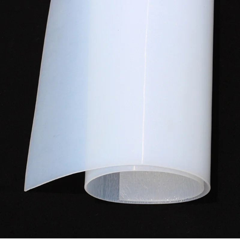 Folha de Borracha de Silicone 1.5 mm mm mm mm mm mm mm Branco Leitoso para Resistência ao Calor Tamanho 500×500 mm Alta Qualidade
