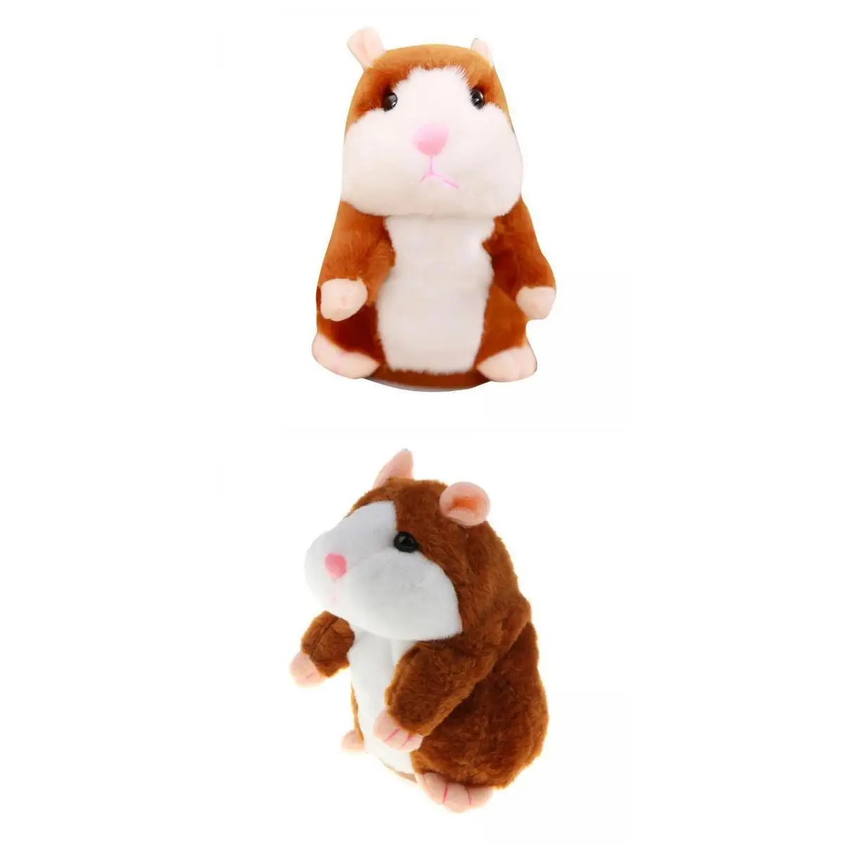 

2x Talking Hamster Repeats What You Say USB Electronic Plush Toys