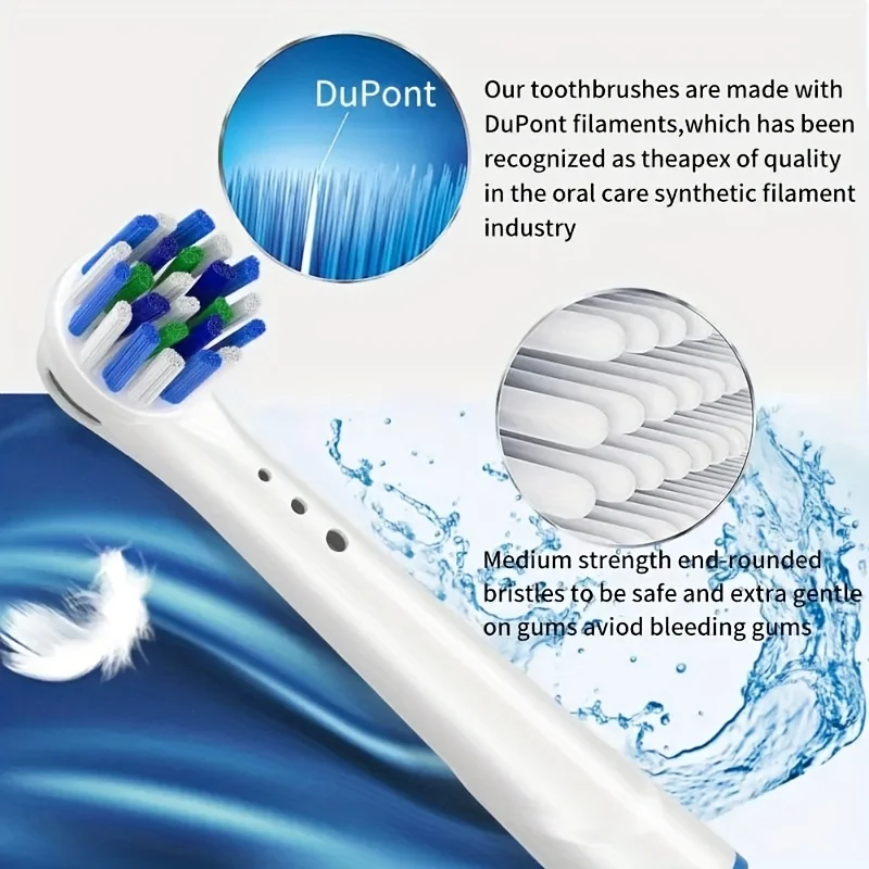 4/12/16 Pcs Replacement Toothbrush Heads Compatible with Oral-B Braun Professional Electric Toothbrush Heads Brush Heads BEST SELLERS 4/12/16 Pcs Replacement Toothbrush Heads Compatible with Oral-B Braun Professional Electric Toothbrush Heads Brush Heads BEST SELLERS