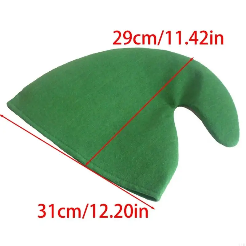 634F Xmas Hats Elves Hats Multi-color Christmas Decor Show Prop Party