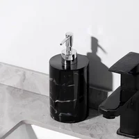 black marble soap dispenser