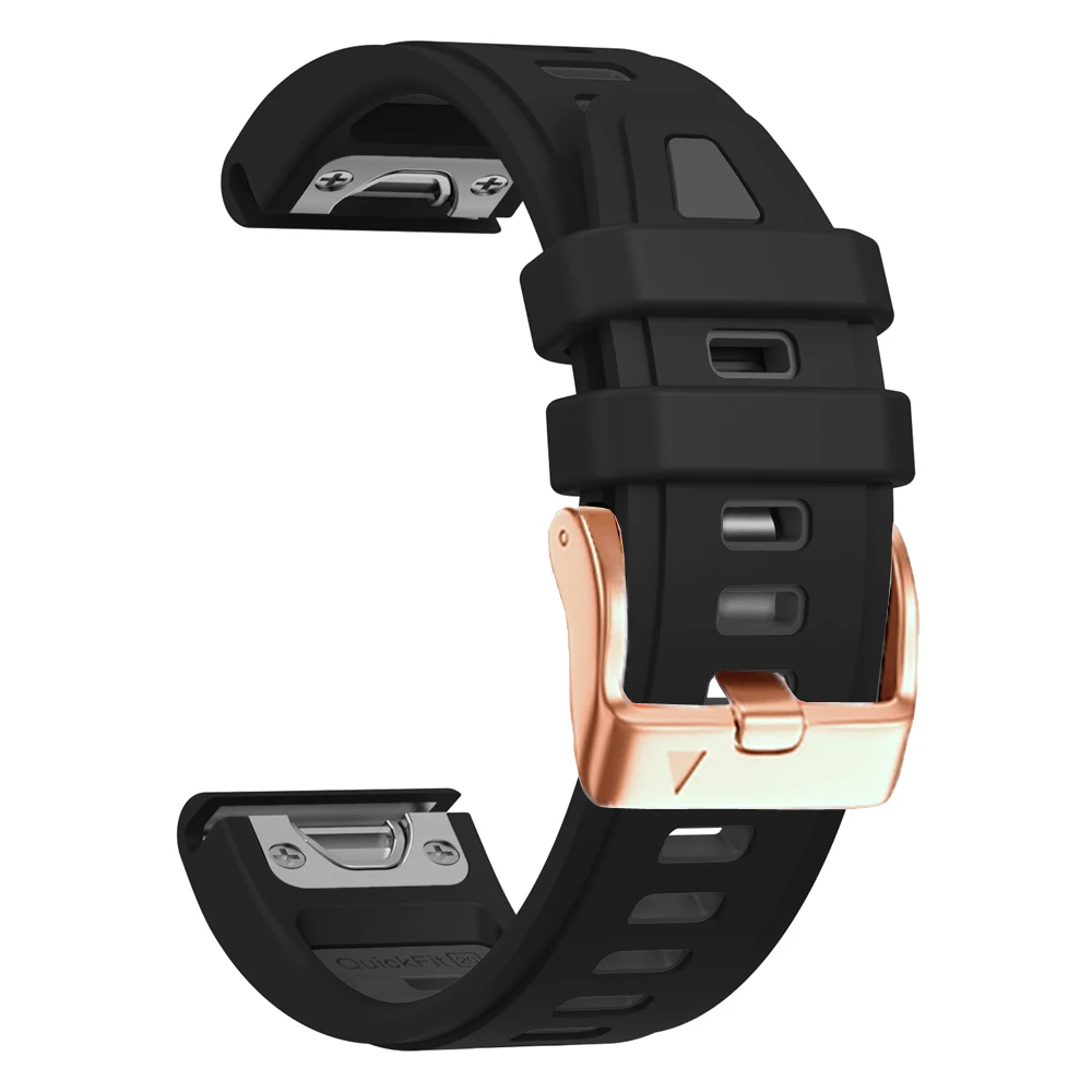 Silicone Bracelet Replacement Wristband, 20mm Strap