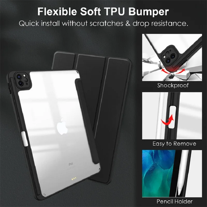 para iPad, Capa Trifold, iPad 10, 9,