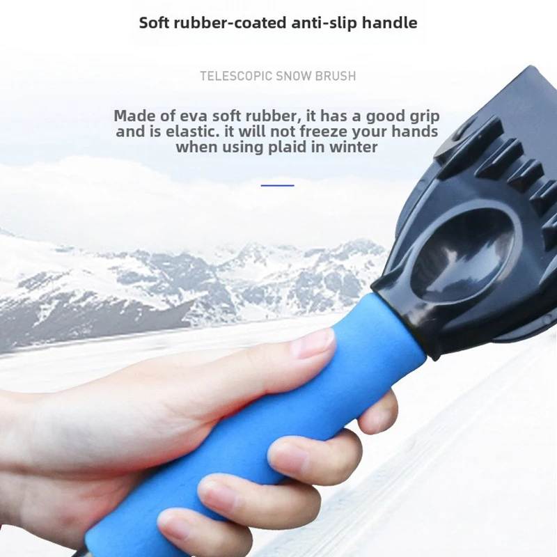 TOFAR Snow Shovel Ice Scraper for Car Windshield Frost Removal Tool with Foam Handle Car Truck SUV Window Windshield Cleaning