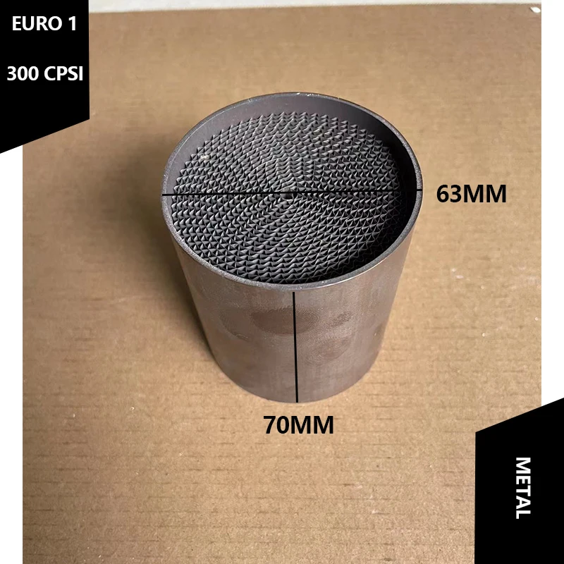 UniversalCarCatalyticConverterNoStandard6370mm300CPSIExhaust