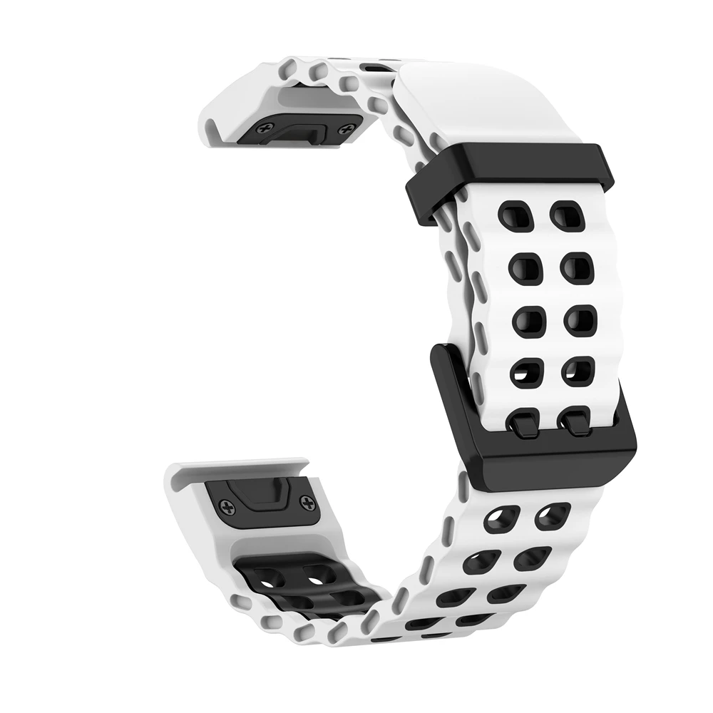 Premium Silicone Quick Fit Strap - 22/26mm Adjustable Bracelet
