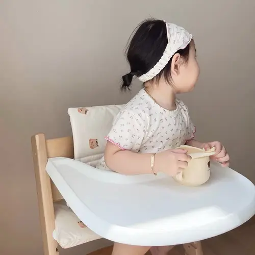 아기 식사 의자 쿠션 가을과 겨울 외출 휴대용 미끄럼 방지 통합 쿠션, 아기 식사 성장 의자 액세서리 2