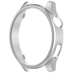 Enhanced PC Case for Xiaomi Watch S5 - Durable Hollow Design Coverage Protector Bumper (SILVER)
