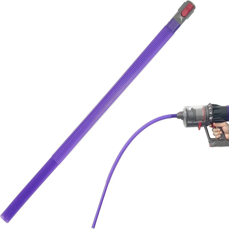 Vacuum Attachment Traceless Dust Brush Flexible Crevice Tool For Crevice & Car Detailing For Dyson V7 V8 V10 V11 V15