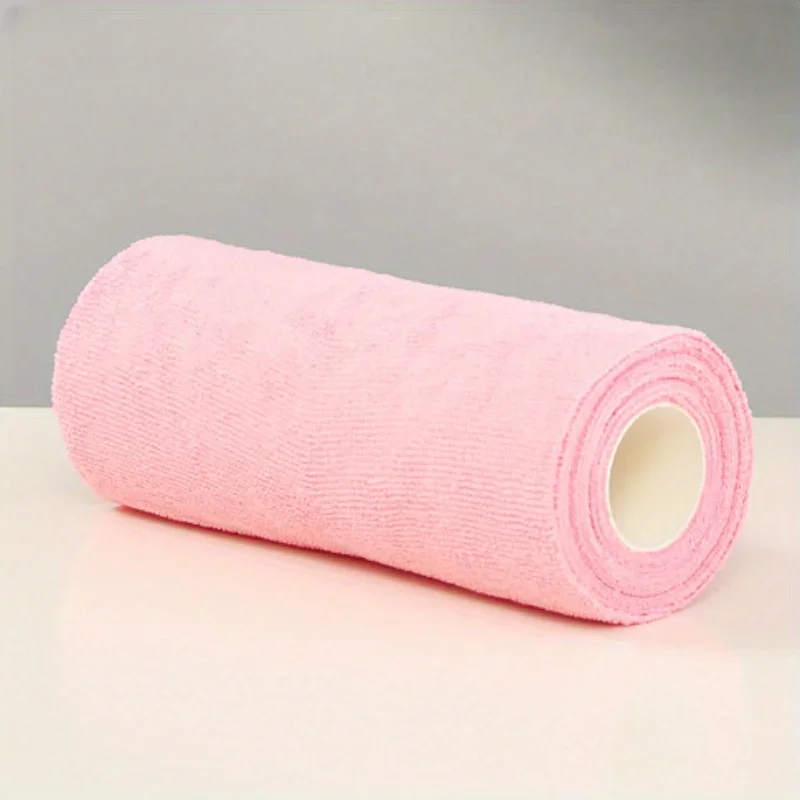 50pcs/Roll Ultra Fine Fiber Cleaning Cloth, Reusable Kitchen Towel Roll, Dishcloth, Multifunctional Towel, Cleaning Tool
