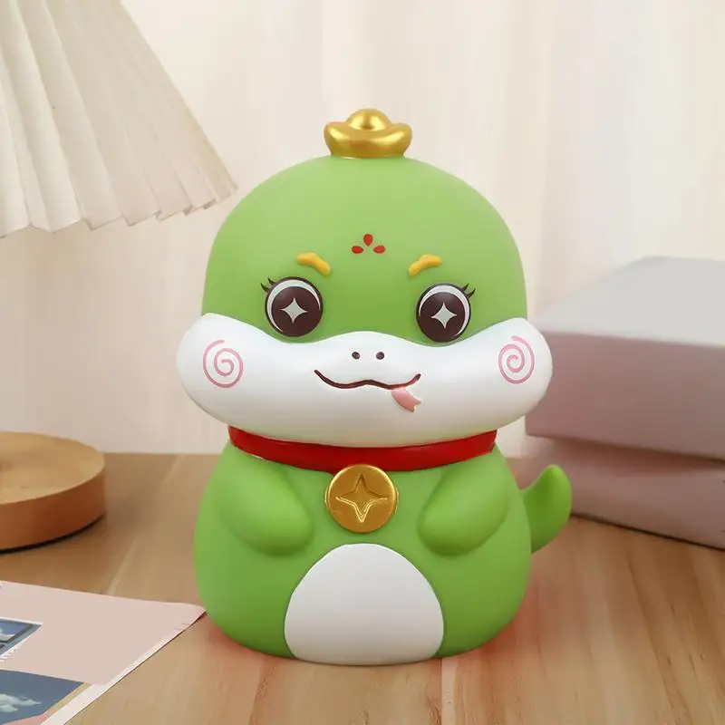 Cute Snake Piggy Bank Cash Coin Box Saving Money Jar Large Capacity Year Of The Snake Money Bank children Birthday Gifts 5