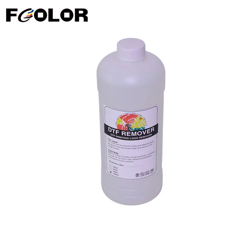 Fcolor 1000ML DTF Remover Direct To Film Printing Cleaning Liquid Pattern Remove Solution Adhesive Powder Remover Liquid