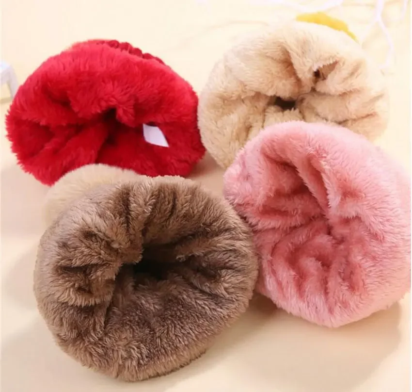 Baby Winter Beanie Hat Scarf and Gloves 3 Pcs Set Kids Boys Girls Knitted Pom Pom Cap Scarfs Children Infant Warm Suit Set
