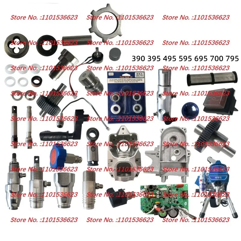 FOR GRACO Airless Spraying Machine Accessories 395/490/495/595/695/700/795/850/900 Pump Assembly Plunger Rod Sealing Ring spraying machine accessories