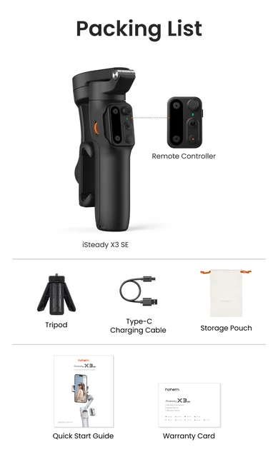 hohem X3 SE ジンバル 3軸スマホジンバル 着脱式リモコン外部三脚付 Amazon.co.jp: hohem X3 SE ジンバル 3軸スマホジンバル 着脱式