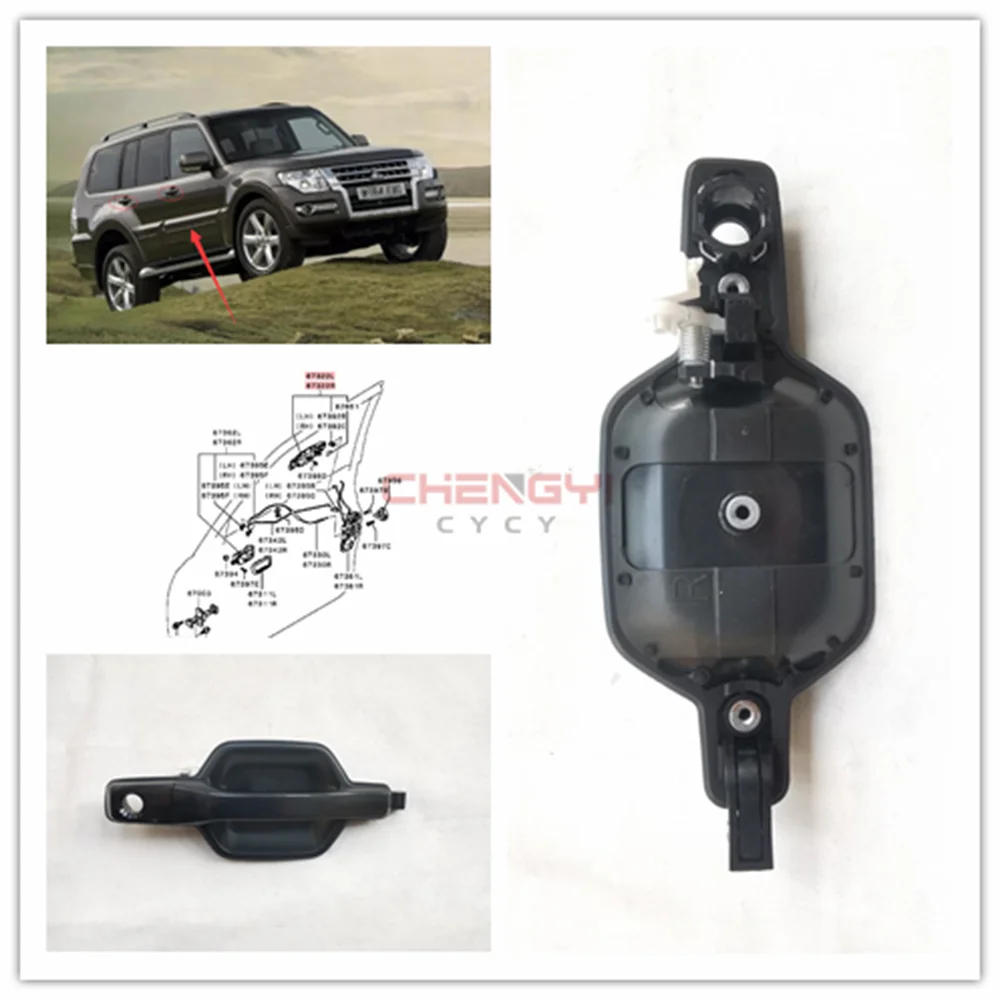 

Наружная дверная ручка для Pajero Montero V93W V95W V96W V97W V98W 5716A359WB 5716A360WB 5746A057WB 5746A058WB