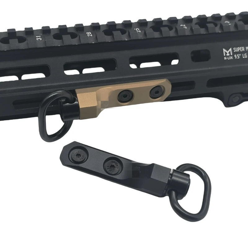 New CNC Tactical KAC Metal M-LOK QD Sling Mount, Low Profile with 1.25 QD sling