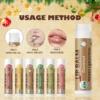 Christmas gift 6PCS/box lip balm set, shiny and moisturizing, softening dead skin, suitable for dry lips, a gift for women 6