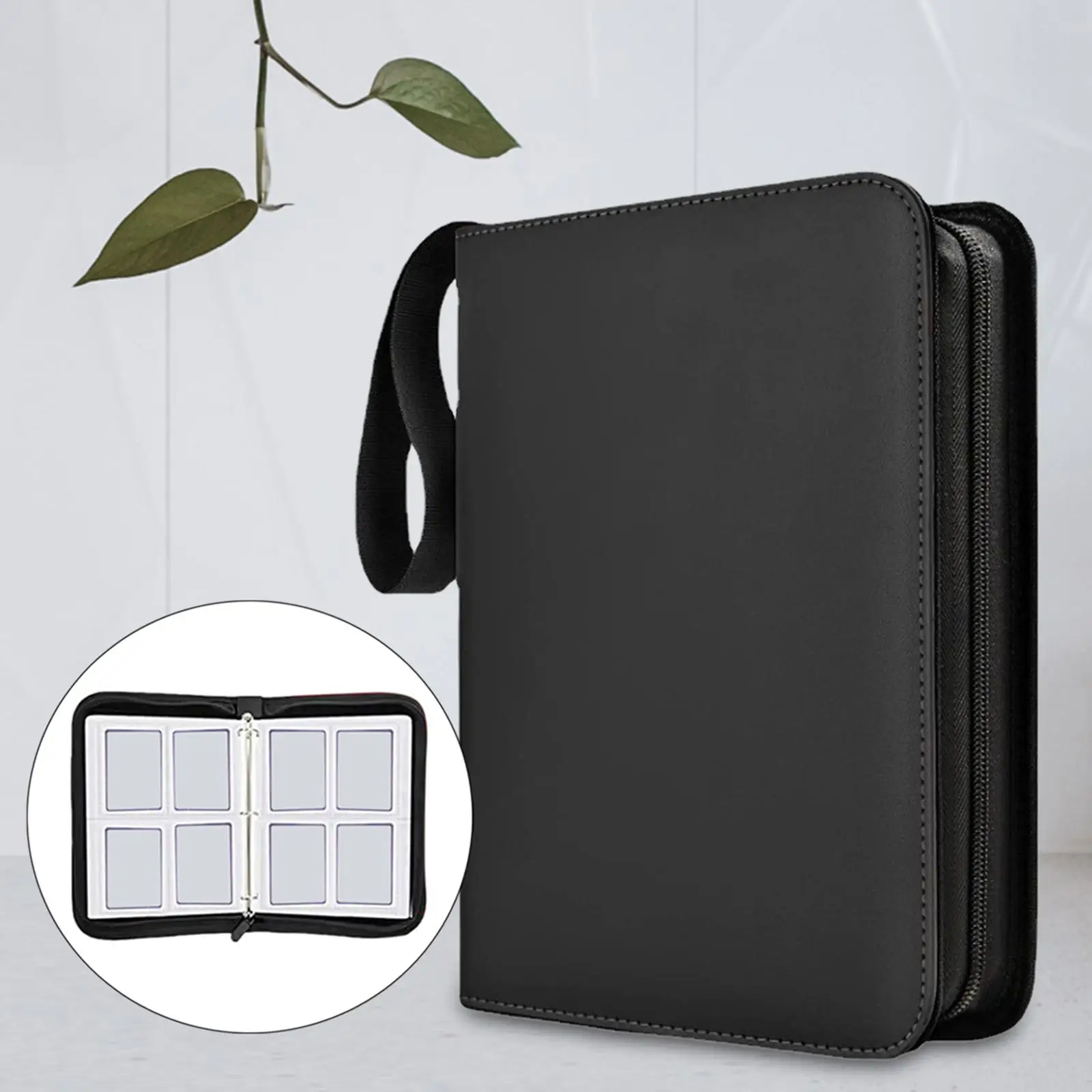 

400 Cards 8 pockets Trading Binder Holder Organizer Protective for Game Cards