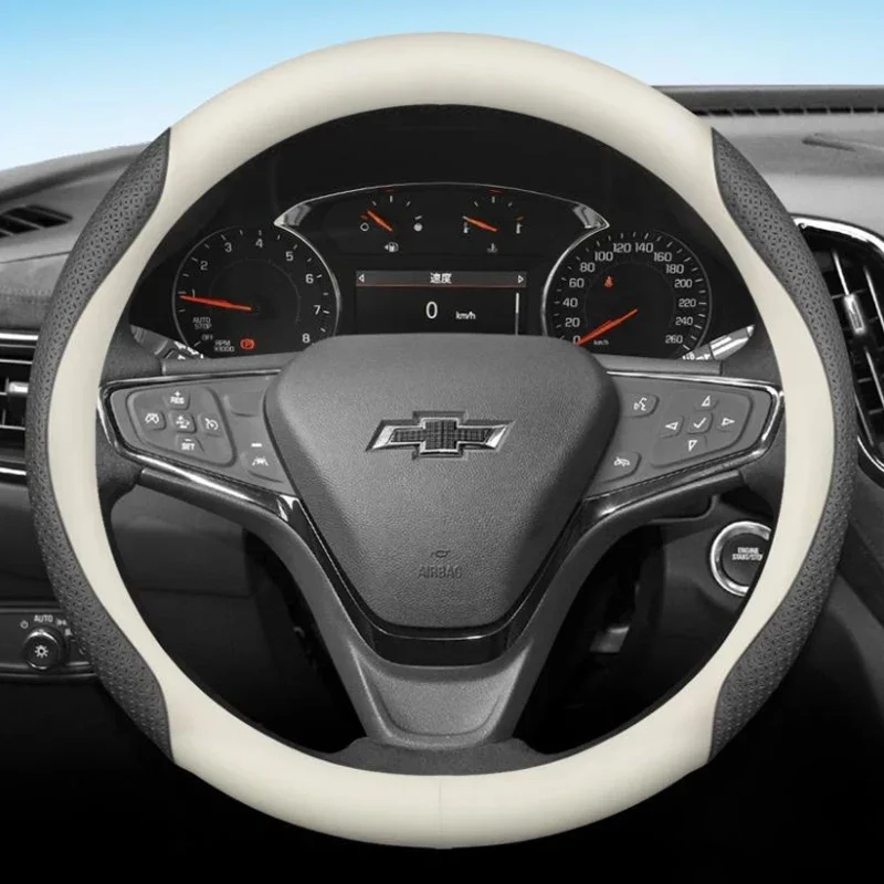 Premium Leather Steering Wheel Cover - Universal Fit