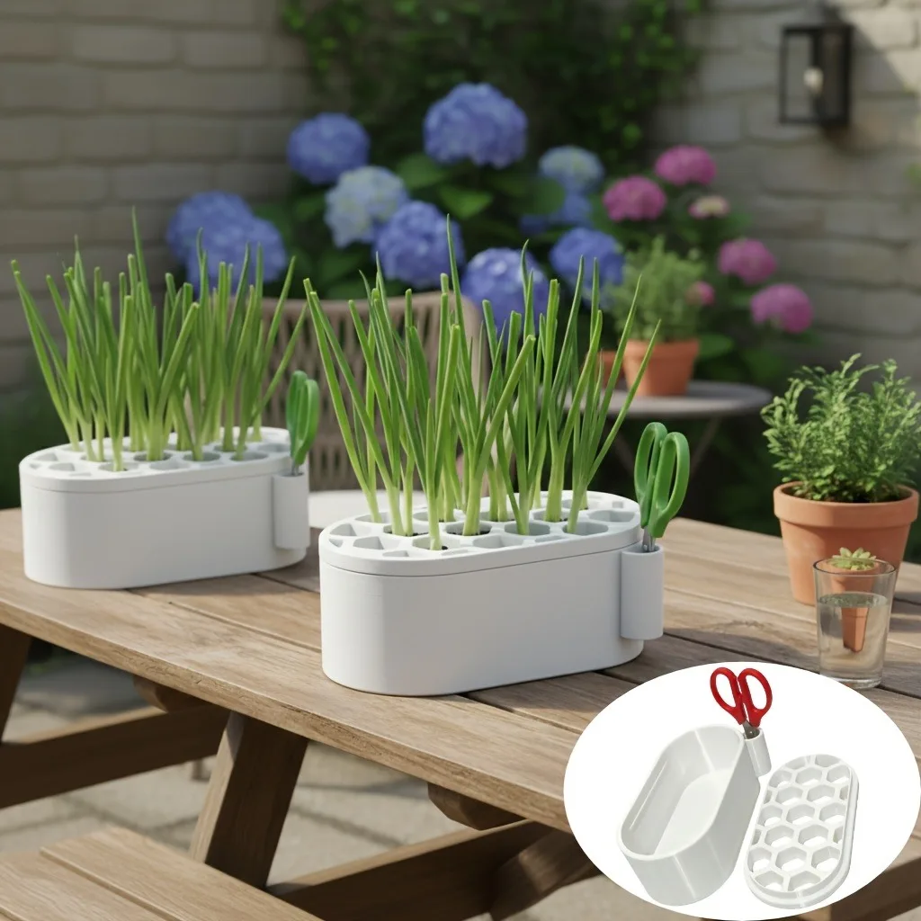 Hydroponic Pot for Scallions And Garlic
