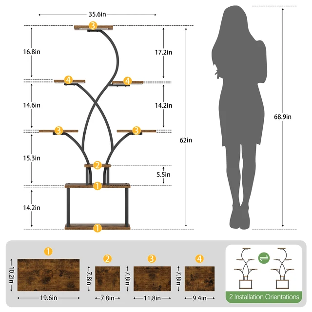 Indoor Plant Stand With Grow Lights Indoor Plant Stand With Grow Lights