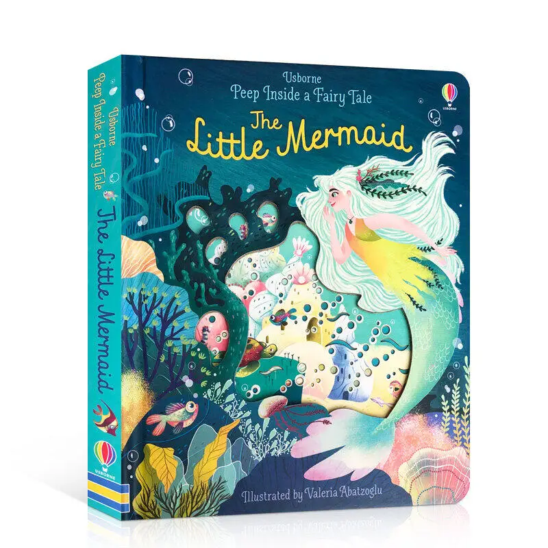 

MiluMilu Peep Inside A Fairy Tale The Little Mermaid Usborne Buku English Original Fairy Tale Picture Book