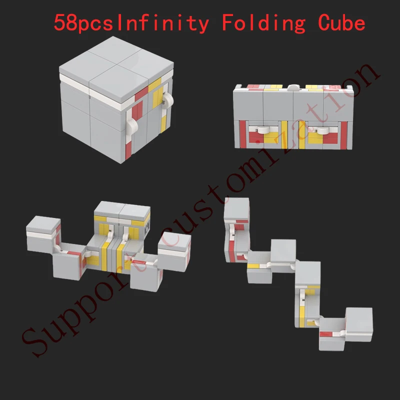 

Fast delivery MOC infinite folding cube small particle building blocks toy educational model children's toy Rubik's cube